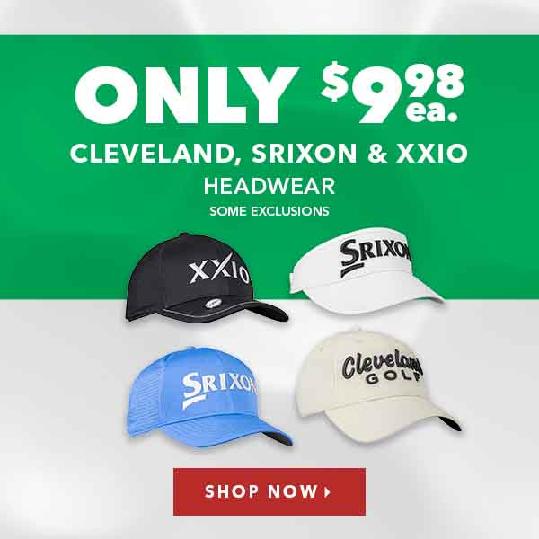 Cleveland, Srixon & XXIO Headwear - Only $9.98